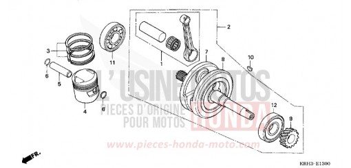 VILEBREQUIN/PISTON XR125L3 de 2003